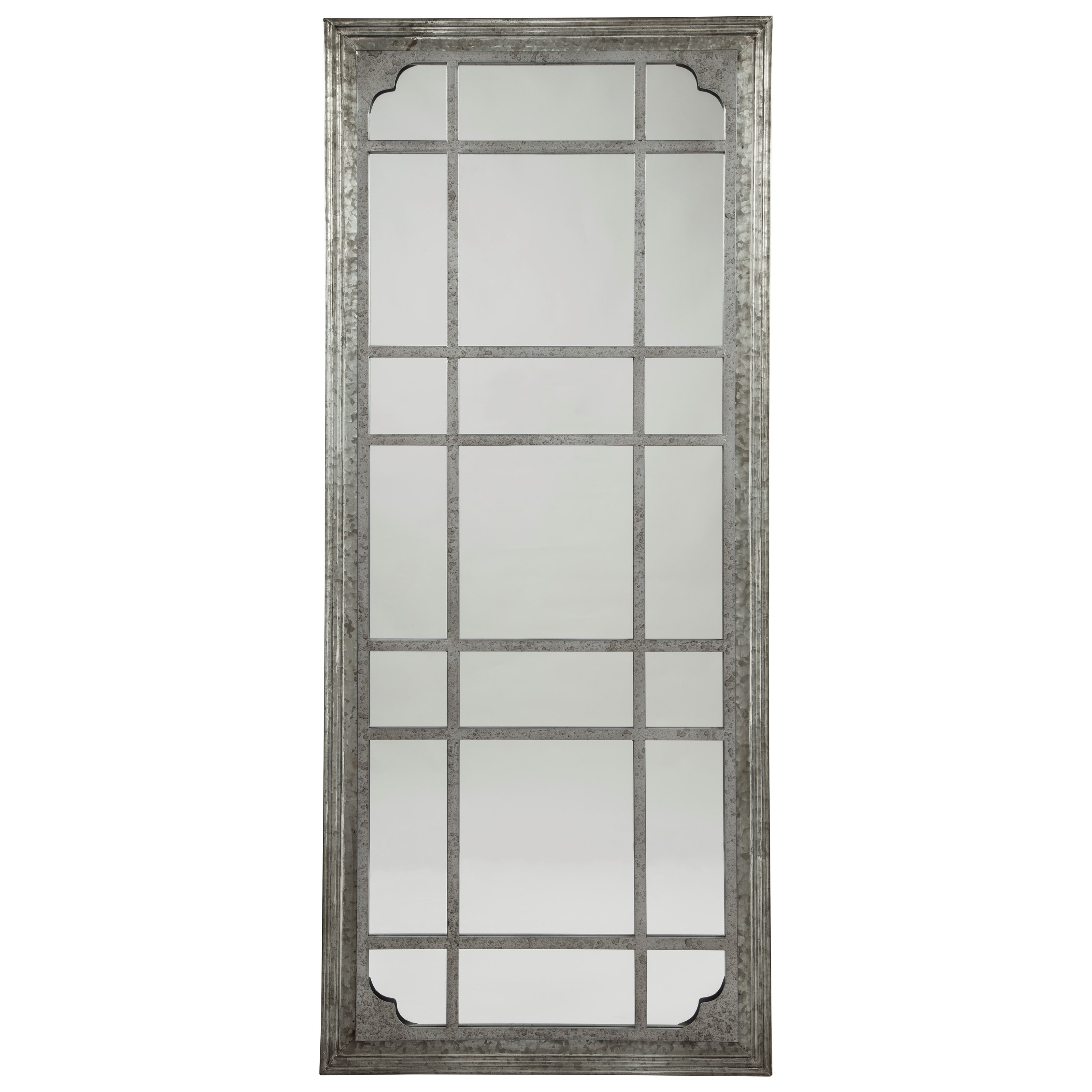 Signature Design by Ashley Accent Mirrors Remy Antique Gray Accent